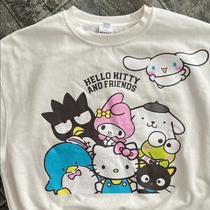 HELLO KITTY AND FRIENDS Women’s Graphic Crewneck Sweatshirt | Cute Characters